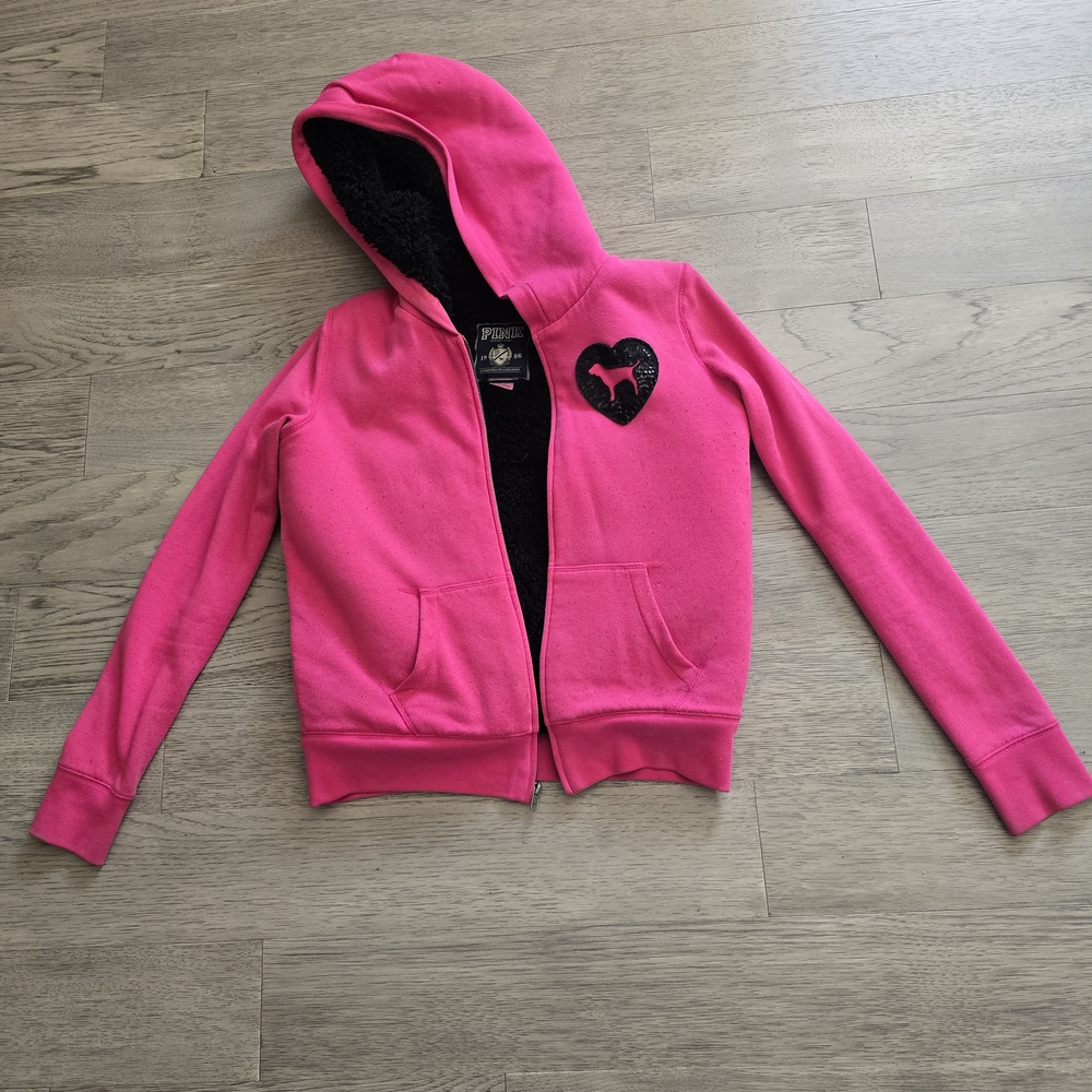 Victoria's Secret Pink Heart Hoodie